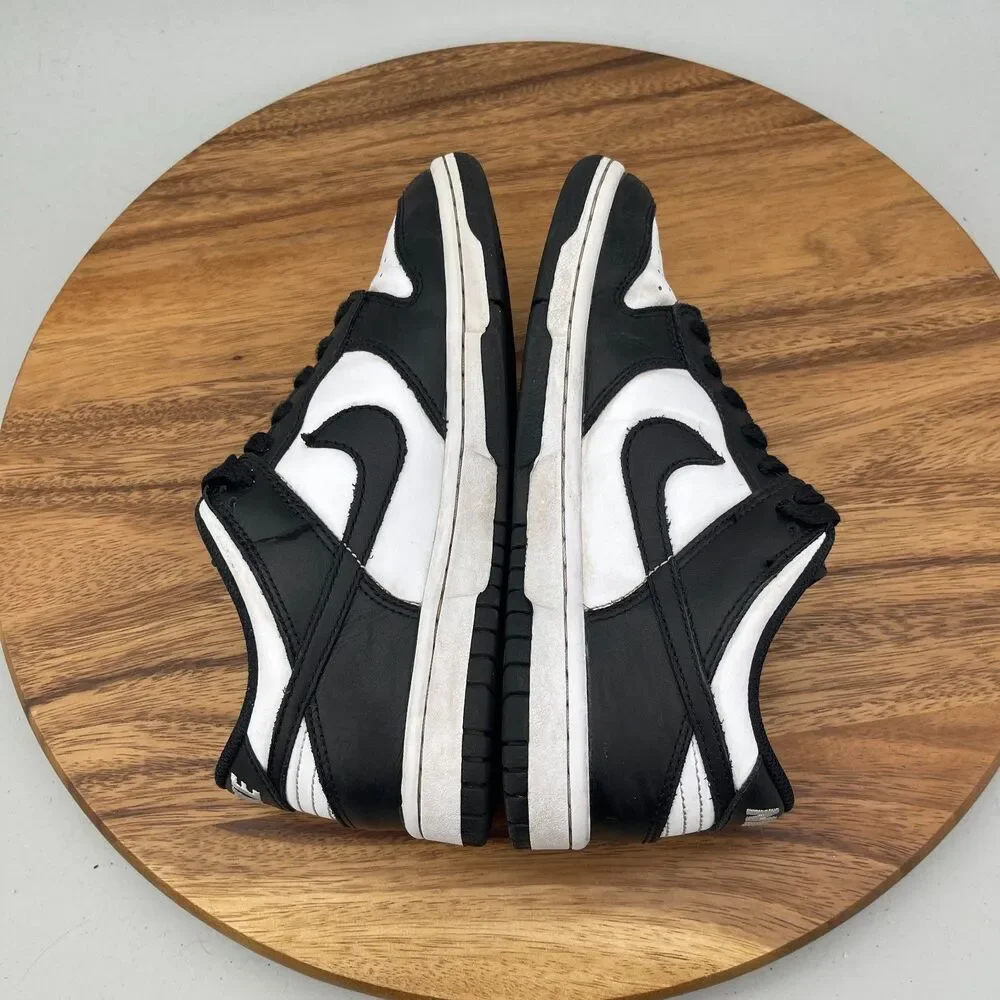 Nike Dunk Low Shoes Youth Boys 5Y Retro White Black Panda GS Casual Sneakers